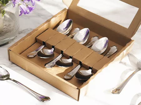 Komplet 6 łyżeczek do kawy / herbaty 13,6 cm Hisar - Riva wysoki połysk