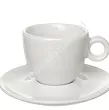Filiżanka ze spodkiem 0,08 L / 12,5 cm Lubiana - BOLA (nr 1090, 1091)