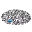 Podkładka / mata pod talerz 38 cm Altom Design - Czarny splot 07.MAT.0190