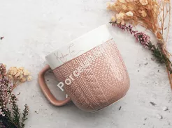 Kubek 0,36 L Altom Design - Sweterek różowy: Kocham Cię 07.WAL.3204