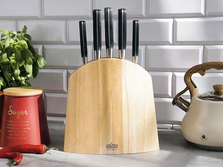 Komplet noży kuchennych (5 el.) w bloku Amefa / Richardson Sheffield - V Sabatier