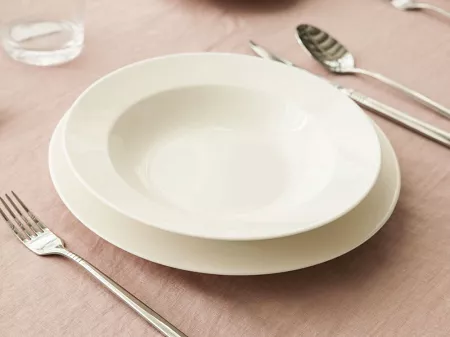 Talerz głęboki 23 cm Karolina - MariaPaula Ecru (Klasyka / Nova)