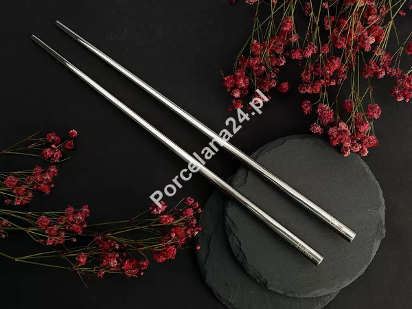 Zestaw stalowych pałeczek do sushi (2 el.) Pintinox - Kwadratowe 23.PAT.K02 Zestaw stalowych pałeczek do sushi (2 el.) Pintinox - Kwadratowe 23.PAT.K02