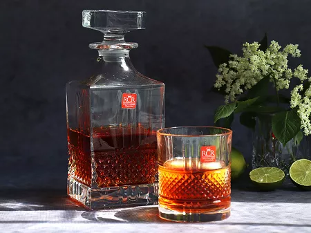 Kpl. szklanek do whisky 0,34 L (6 szt.) + karafka 0,85 L  RCR - BRILLANTE 4SB.BR.733580