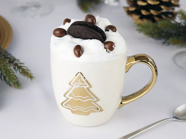 Kubek 0,35 L Altom Design - Choinka Złota 07.CHR.2534 Kubek 0,35 L Altom Design - Choinka Złota 07.CHR.2534