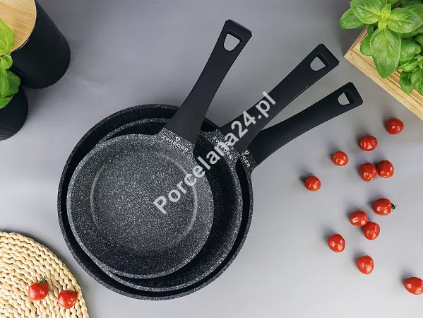 Komplet 3 patelni (20, 24 i 28 cm) ZWIEGER - Black Stone 1Z.BS.KP3 Komplet 3 patelni (20, 24 i 28 cm) ZWIEGER - Black Stone 1Z.BS.KP3