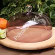 Klosz do sera i ciast 26 cm Krosno - Fioletowy Home & Living 44.PAT.0108-0260-FI