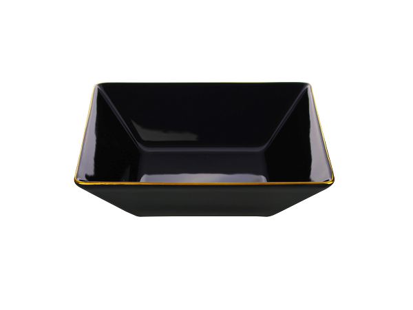 Talerz głęboki 18,5 x 18,5 cm Lubiana - Classic Black Gold Talerz głęboki 18,5 x 18,5 cm Lubiana - Classic Black Gold