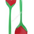 Komplet sztućców do sałaty 2 szt. Zak! Designs - Tulip zielono-grejpfutowe 20Z.2256-0422