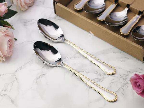 Komplet 6 łyżeczek do kawy / herbaty 14,4 cm Pintinox 1929 - Settecento (3.0 mm) złocony 23.SETG.WDC GIFT BOX Komplet 6 łyżeczek do kawy / herbaty 14,4 cm Pintinox 1929 - Settecento (3.0 mm) złocony 23.SETG.WDC GIFT BOX