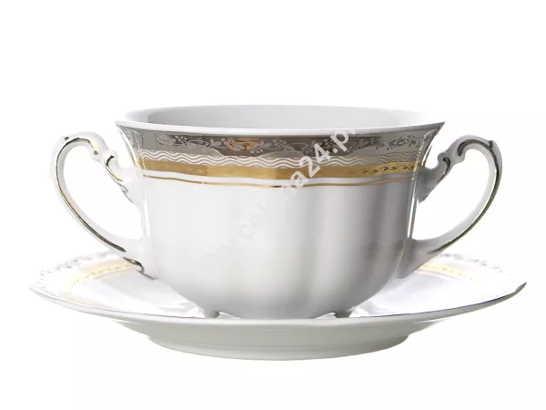 Bulionówka ze spodkiem 0,3L Ćmielów - Bolero E551 PRINCESS Bulionówka ze spodkiem 0,3L Ćmielów - Bolero E551 PRINCESS