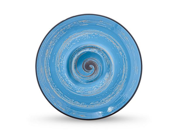 Talerz głęboki 24 cm  Wilmax - Spiral Niebieski 669625 Talerz głęboki 24 cm  Wilmax - Spiral Niebieski 669625