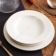 Komplet talerzy 6 osób (18 el.) (z rantem) Rinart - Banquet TP25 ecru
