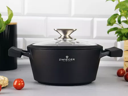 Garnek 20 cm ZWIEGER - Black Stone 1Z.BS.G20