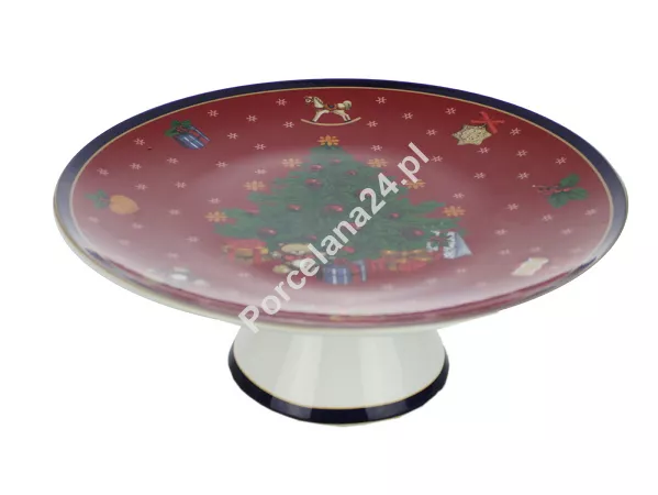 Patera 28 cm Bogucice - Cicha Noc Czerwona 986 Patera 28 cm Bogucice - Cicha Noc Czerwona 986