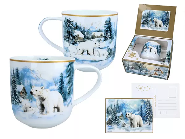 Kubek 0,5 L Carmani - Zima wszędzie, Niedźwiedź polarny 33.219-9112 Kubek 0,5 L Carmani - Zima wszędzie, Niedźwiedź polarny 33.219-9112