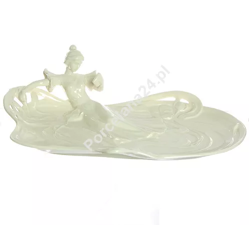 Taca 34 x 22 cm z nimfą Villa Italia - CLARA PA0492 Taca 34 x 22 cm z nimfą Villa Italia - CLARA PA0492