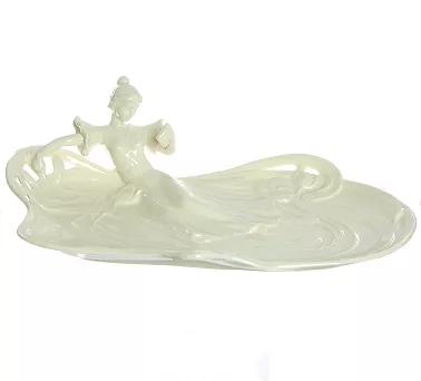 Taca 34 x 22 cm z nimfą Villa Italia - CLARA PA0492