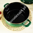Garnek z pokrywką 2,2 L Emalia Metalac - Dark Green 1ME.DG.G16