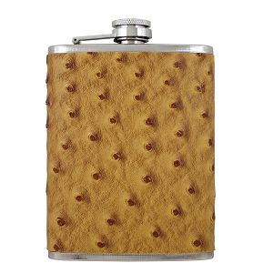 Piersiówka 240 ml Hinz Design - Struś WA-8ST