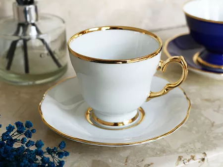 Filiżanka ze spodkiem 0,17 L / 14 cm Ćmielów - Alaska Dzień 3618 GIFT BOX