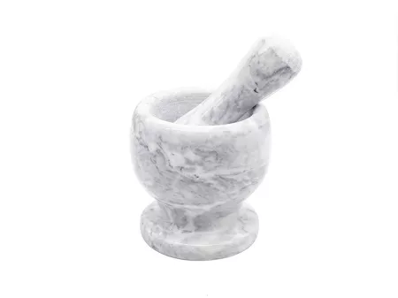 Moździerz i ubijak 7,5 cm Tragar - Marmurek szary 1TR.MOZ.40452