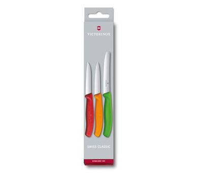 Komplet noży do warzyw i owoców (3el) Victorinox - Swiss Classic 3 kolory V.SC.6.7116.32