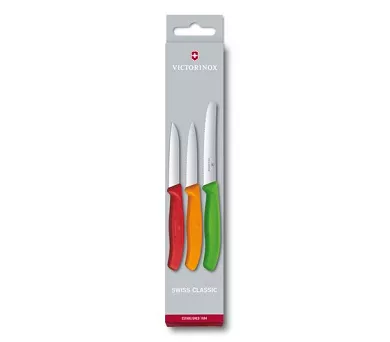 Komplet noży do warzyw i owoców (3el) Victorinox - Swiss Classic 3 kolory V.SC.6.7116.32
