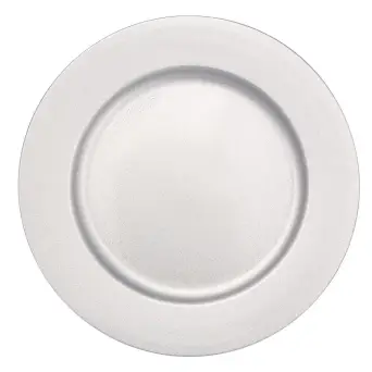 Podkładka pod talerz 33 cm Altom Design - Srebrna z brokatem 07.PODK.8950