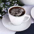 Serwis obiadowo - kawowy na 6 osób (30 el.) Waza - Modern WA-08P platynowy pasek