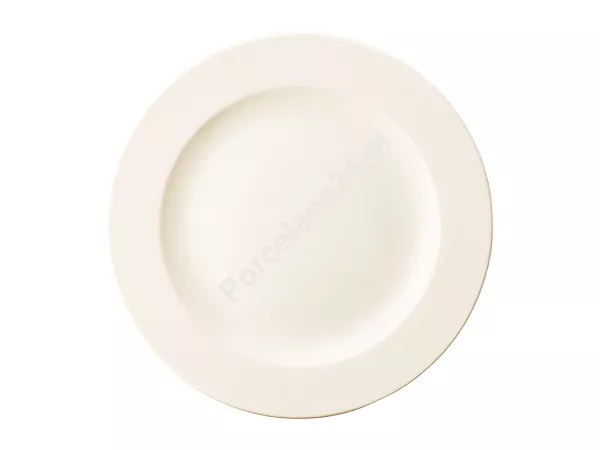Talerz płytki 25 cm (z rantem) Rinart - Banquet ecru Talerz płytki 25 cm (z rantem) Rinart - Banquet ecru
