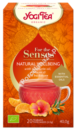 HERBATKA DLA ZMYSŁÓW NA DOBRE SAMOPOCZUCIE BIO (20 x 2 g) 40 g - YOGI TEA HERBATKA DLA ZMYSŁÓW NA DOBRE SAMOPOCZUCIE BIO (20 x 2 g) 40 g - YOGI TEA