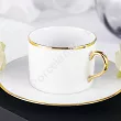 Filiżanka ze spodkiem 0,23 L / 16 cm Porcel - Premium Gold 10.PRG.FS23