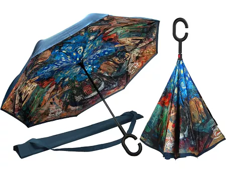 Parasol odwrotnie otwierany 80 cm Carmani - Vincent van Gogh 33.021-7252
