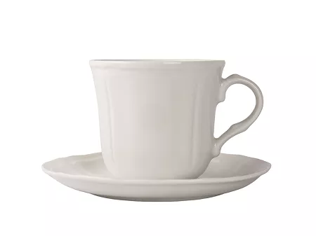 Filiżanka ze spodkiem 0,26 L / 15 cm Bogucice - Gino White 1228