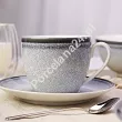 Serwis obiadowo - kawowy na 6 osób (32 el.)  Bogucice - Rea Grey 1215
