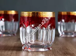 Kpl. szklanek do whisky 250ml (6szt) Bohemia - SAFARI RUBIN 4SB.SAR.875570
