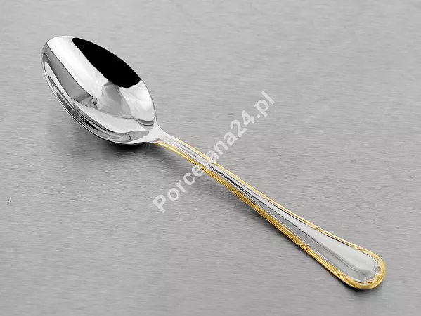 Komplet 6 łyżeczek do kawy / herbaty 18,5 cm Pintinox 1929 - Filet (2.5 mm) złocony Komplet 6 łyżeczek do kawy / herbaty 18,5 cm Pintinox 1929 - Filet (2.5 mm) złocony