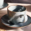 Filiżanka ze spodkiem 0,3 L / 16 cm Bogucice - Alumina Cottage Jeans 1221