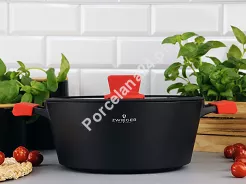 Garnek z pokrywą 28 cm / 5 L ZWIEGER - Obsidian 1Z.OB.G28