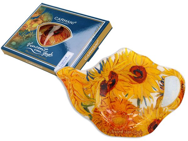Spodek na torebki od herbaty Carmani - Tea bag Vincent van Gogh - Słoneczniki 33.198-9306 Spodek na torebki od herbaty Carmani - Tea bag Vincent van Gogh - Słoneczniki 33.198-9306