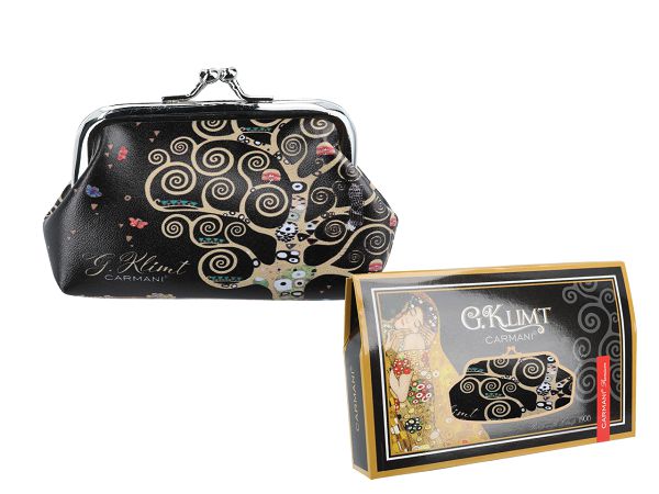 Portfel 20 x 10 cm Carmani - Gustav Klimt Drzewo Życia 33.021-4513 Portfel 20 x 10 cm Carmani - Gustav Klimt Drzewo Życia 33.021-4513