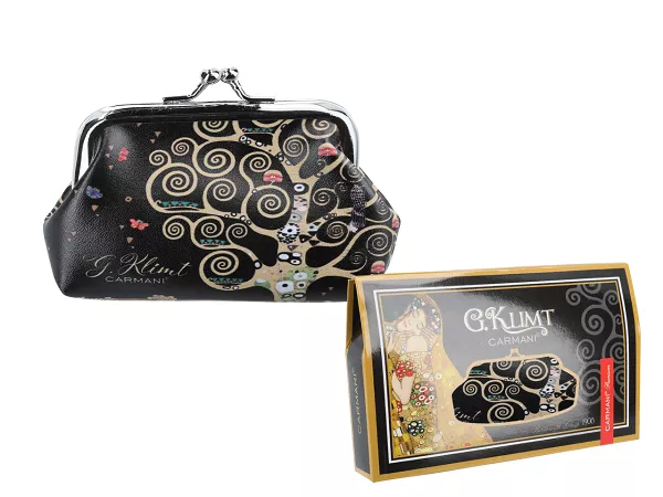 Portfel 20 x 10 cm Carmani - Gustav Klimt Drzewo Życia 33.021-4513 Portfel 20 x 10 cm Carmani - Gustav Klimt Drzewo Życia 33.021-4513