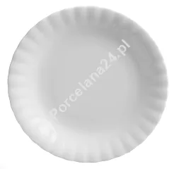 Talerz deserowy 21 cm Chodzież - Iwona C000 BIAŁA IWONA