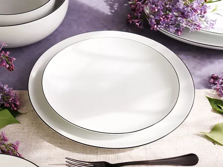 Serwis obiadowy na 6 osób (20el.) Bogucice - Base Black 1227