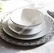 Komplet talerzy na 6 osób (18el) Waza - Modern Platynowa linia WA-08P