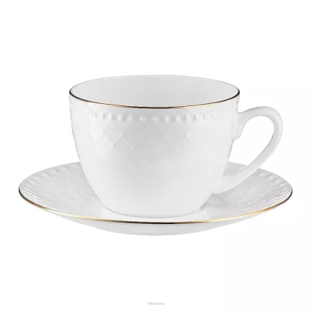 Filiżanka ze spodkiem 0,25 L / 15,5 cm Villa Italia - Roma Gold Filiżanka ze spodkiem 0,25 L / 15,5 cm Villa Italia - Roma Gold
