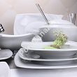 Serwis obiadowo - kawowy na 12 osób (118el) Lubiana - Celebration biała
