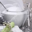 Serwis obiadowo - kawowy na 12 osób (118el) Lubiana - Celebration biała