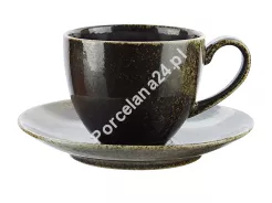Filiżanka ze spodkiem 0,30 L / 16 cm Bogucice - Alumina Loft Dark 1095